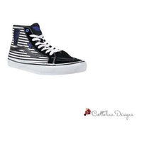 Black And White Leather Sneaker