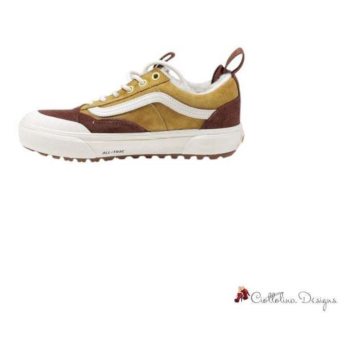 Beige Leather Sneaker