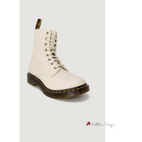 Beige Leather Boot