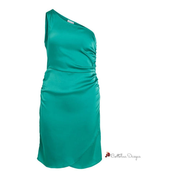 Green Polyester Dress