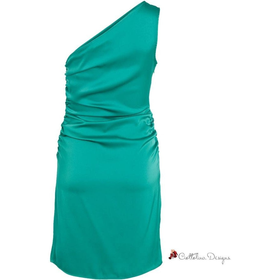 Green Polyester Dress