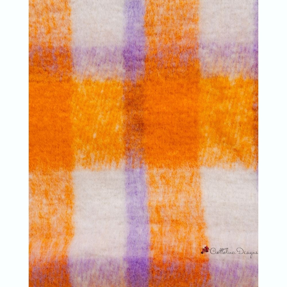 Orange Polyester Scarf