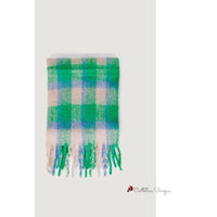 Green Polyester Scarf