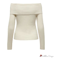 Cream Viscose Sweater