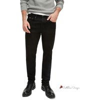 Black Cotton Jeans & Pant