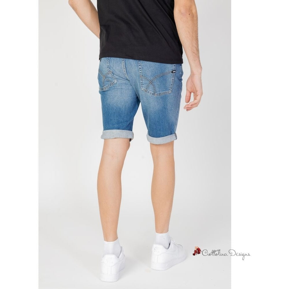 Blue Cotton Short