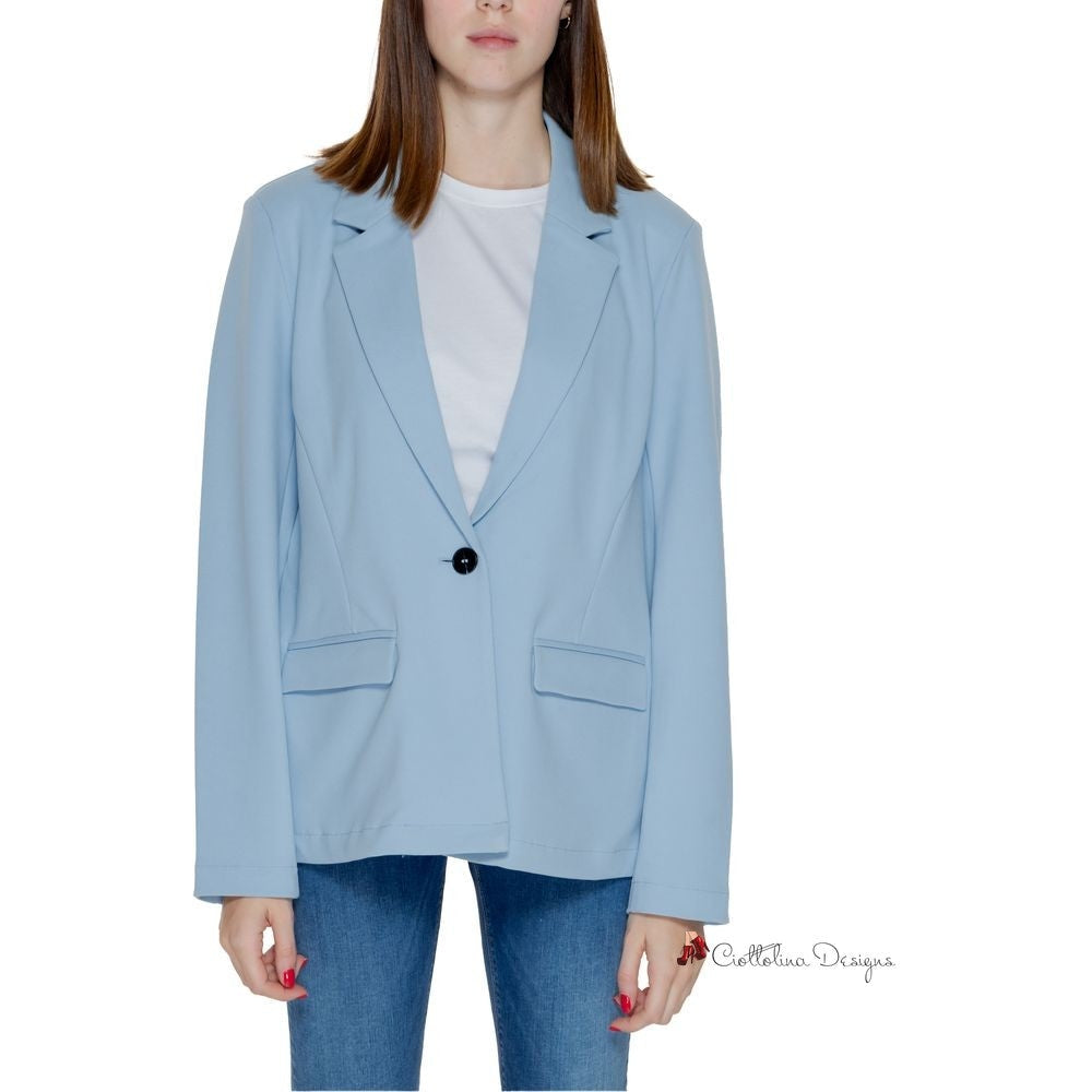 Blue Polyester Suits & Blazer