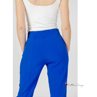 Blue Recycled Polyester Jeans & Pant