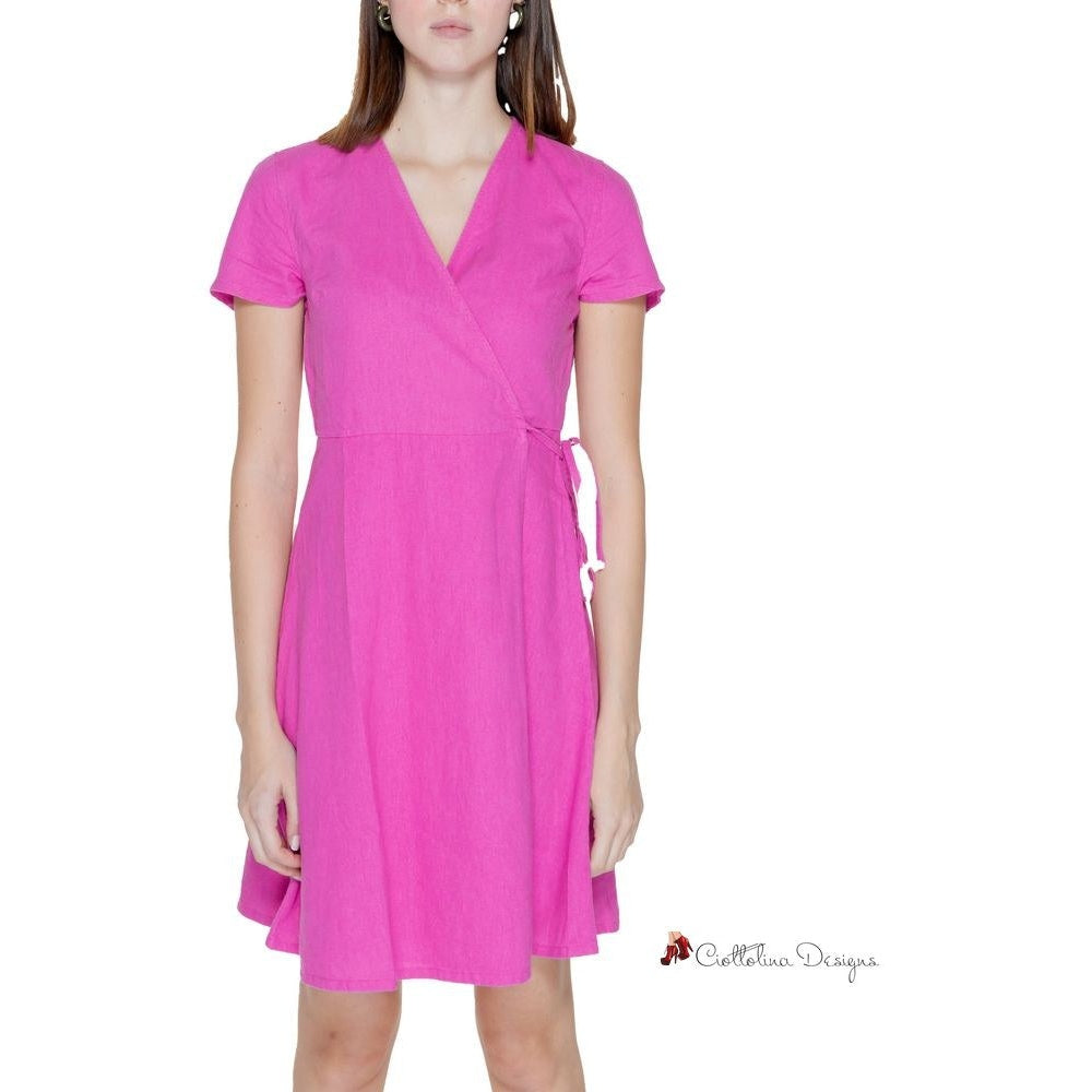 Multicolor Linen Dress