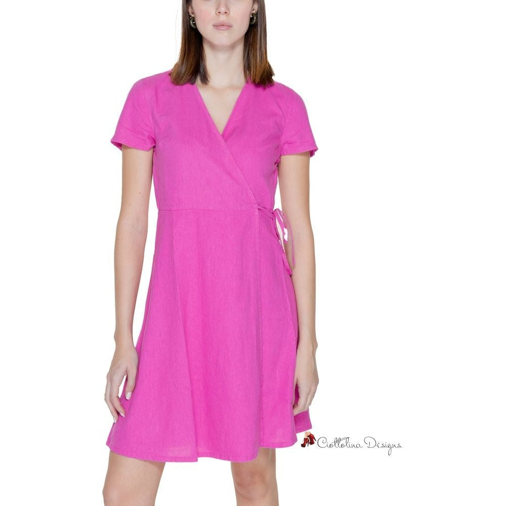 Multicolor Linen Dress