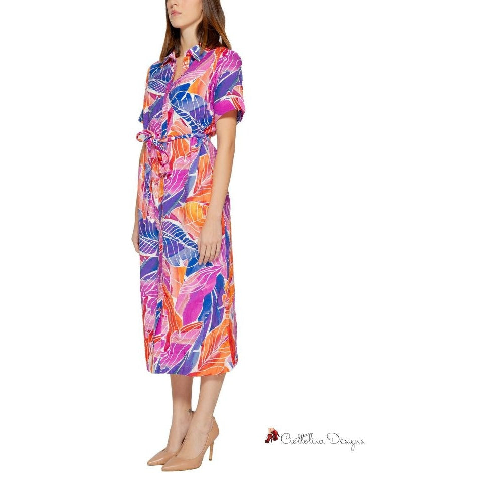 Multicolor Viscose Dress