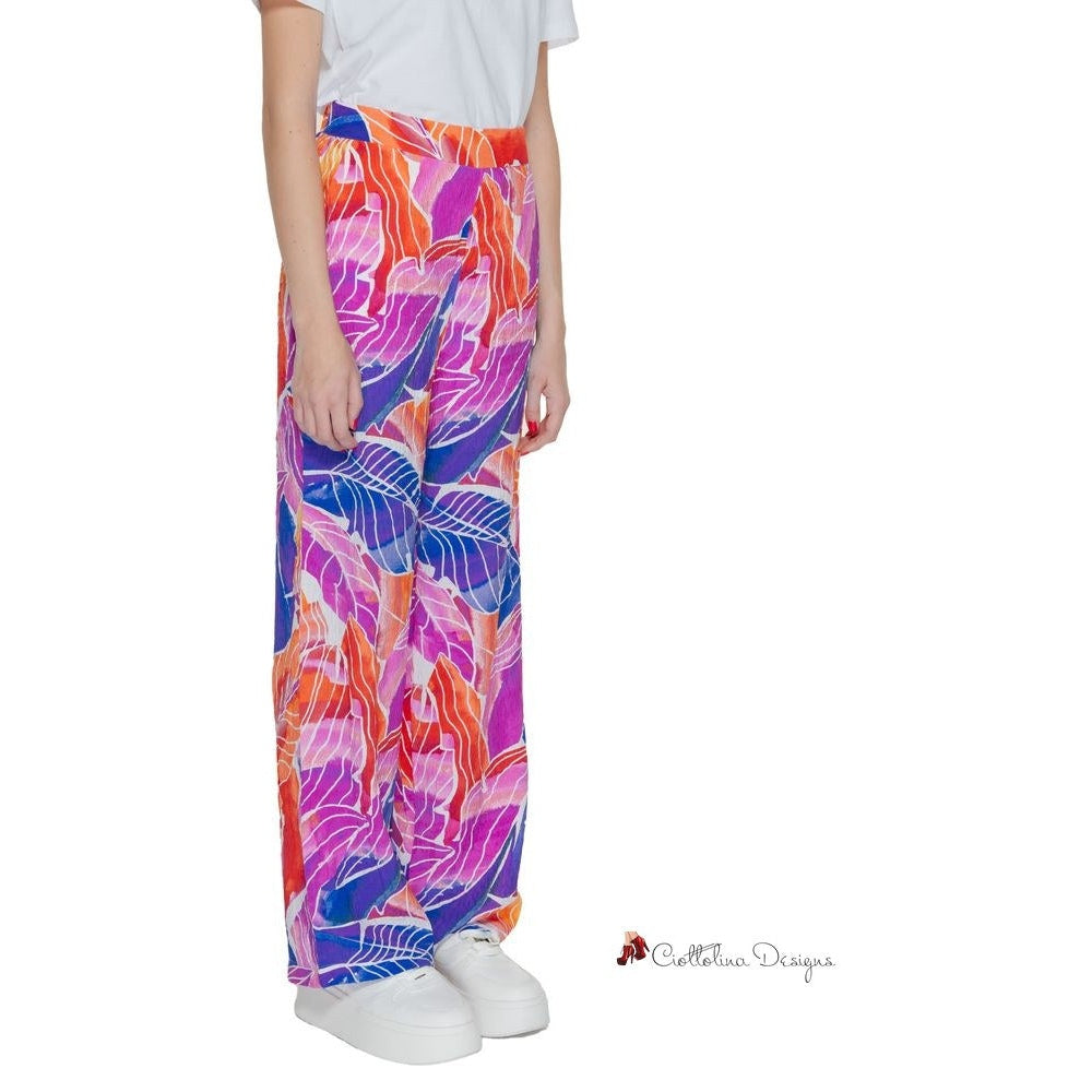 Multicolor Viscose Jeans & Pant