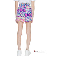 Multicolor Recycled Polyester Short