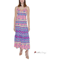 Multicolor Recycled Polyester Dress