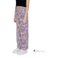 Purple Viscose Jeans & Pant