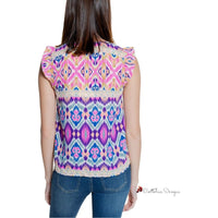 Multicolor Recycled Polyester Tops & T-Shirt