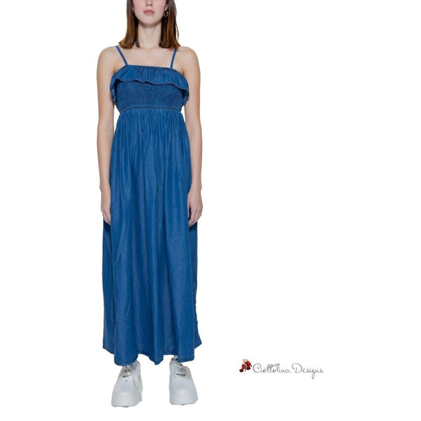 Blue Cotton Dress