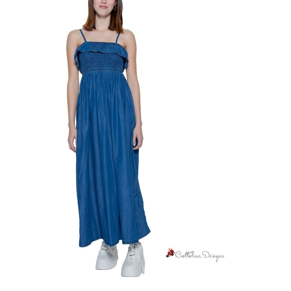 Blue Cotton Dress