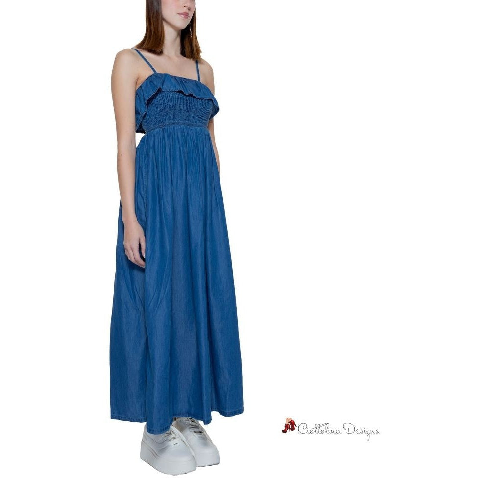 Blue Cotton Dress