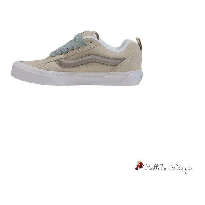 Beige Leather Sneaker