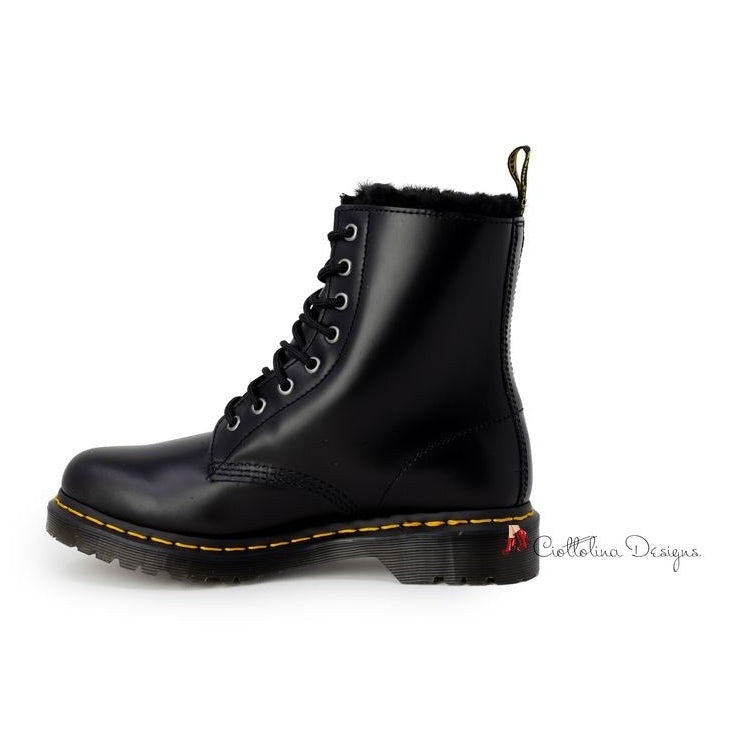 Black Leather Boot