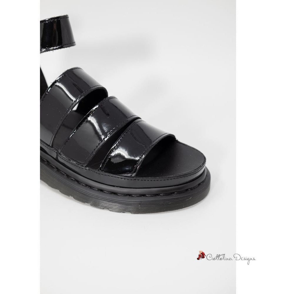 Black Leather Sandal