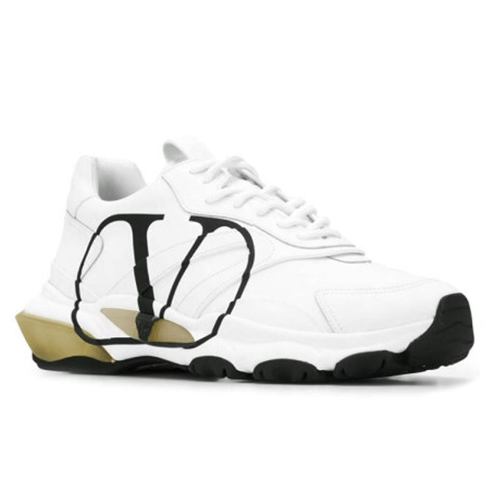 White Calfskin Men Sneaker