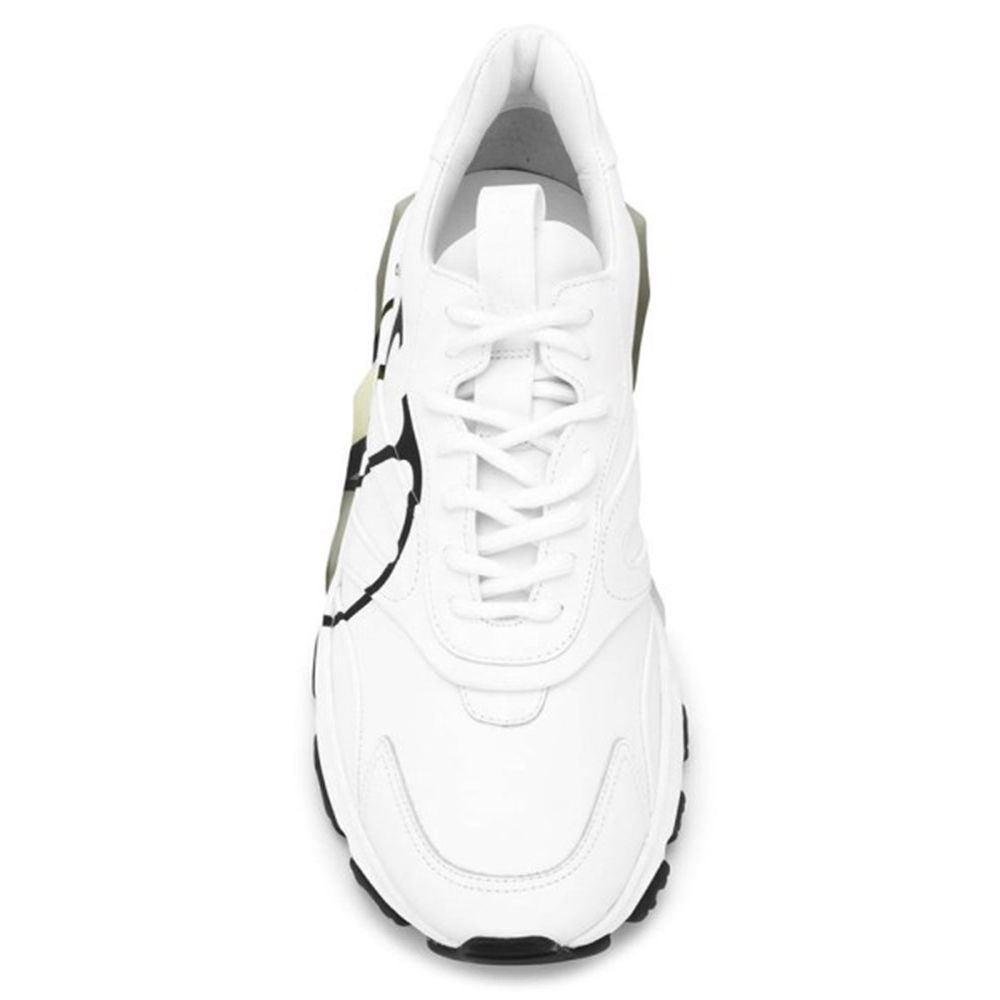 White Calfskin Men Sneaker