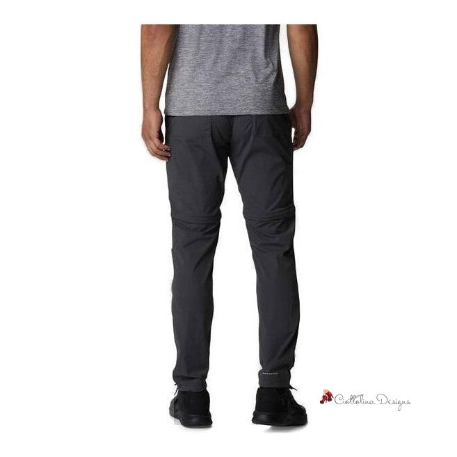 Gray Nylon Jeans & Pant