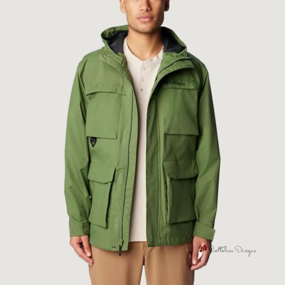 Green Polyester Jacket