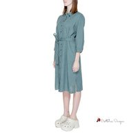 Green Linen Dress