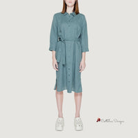 Green Linen Dress