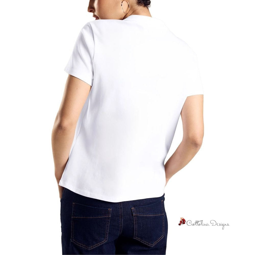 White Cotton Tops & T-Shirt