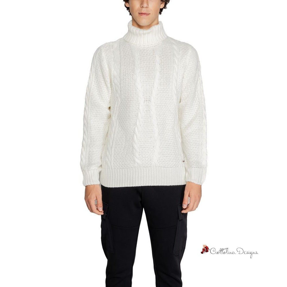 White Polyester Sweater