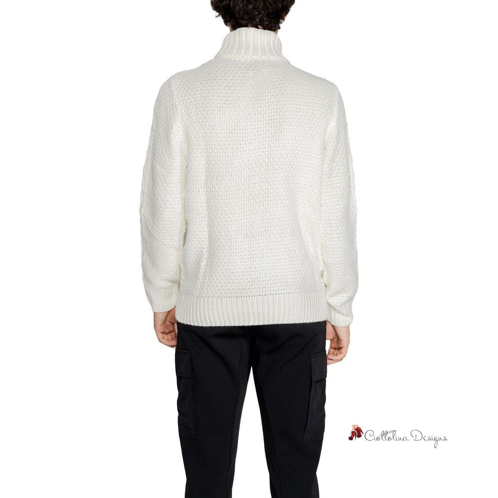 White Polyester Sweater