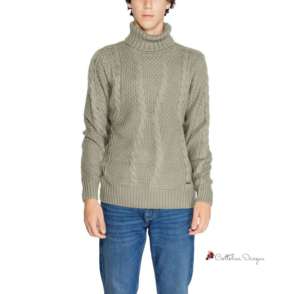 Green Polyester Sweater