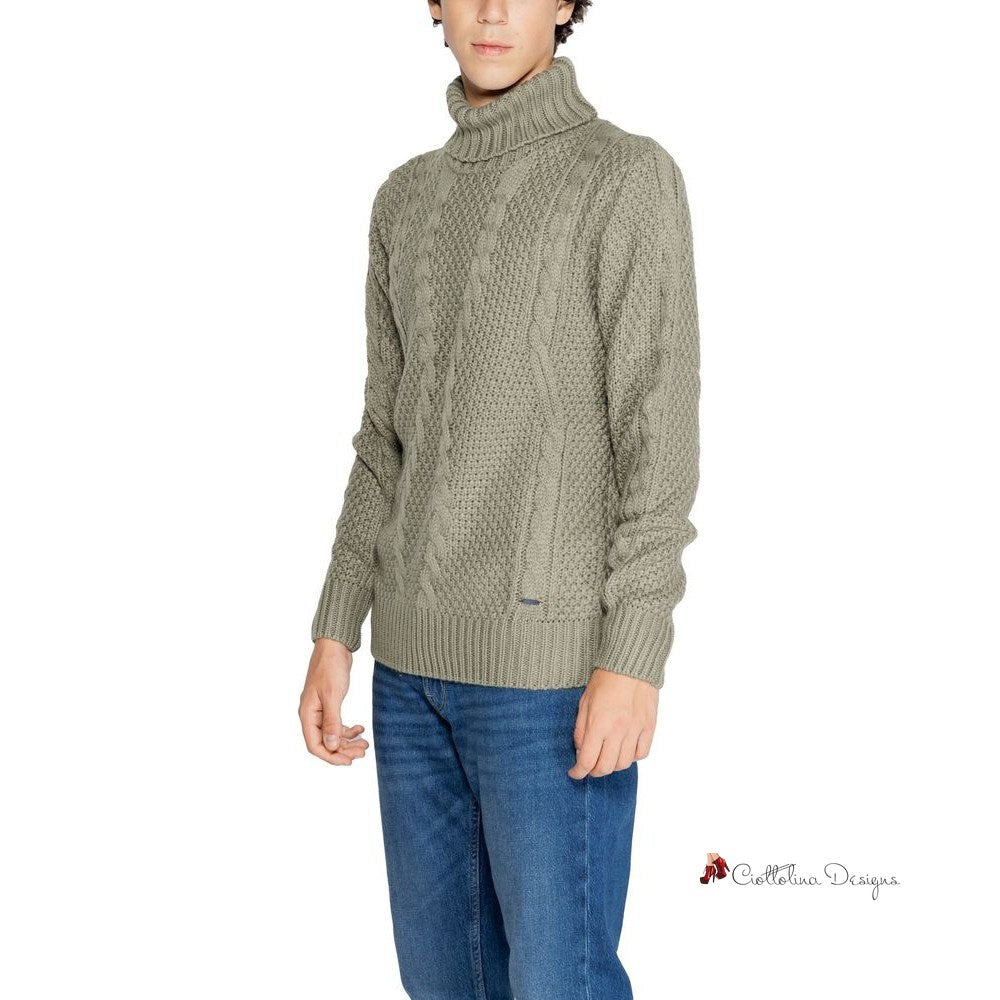 Green Polyester Sweater