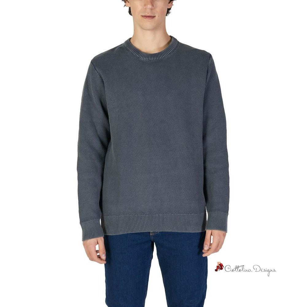 Blue Cotton Sweater