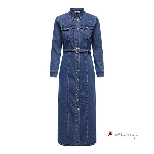 Blue Cotton Dress