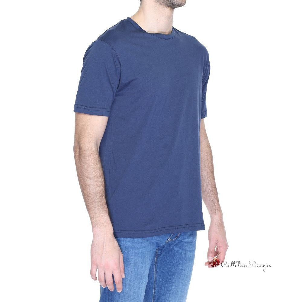 Blue Cotton T-Shirt