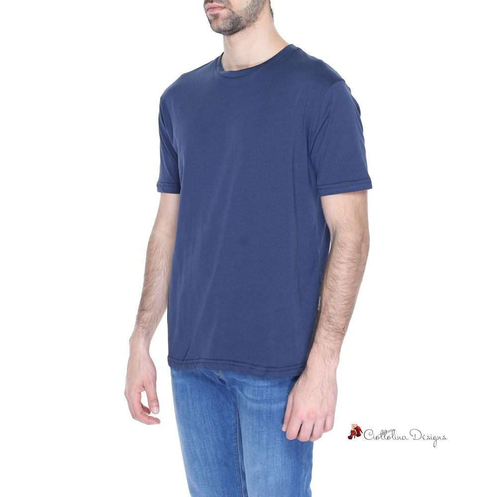 Blue Cotton T-Shirt