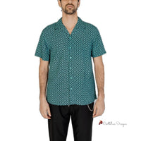 Turquoise Viscose Shirt