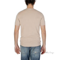 Beige Viscose T-Shirt