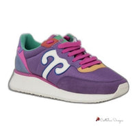 Purple Leather Sneaker