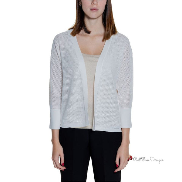 White Viscose Cardigan