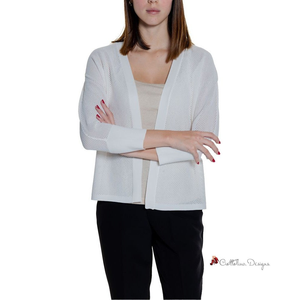 White Viscose Cardigan