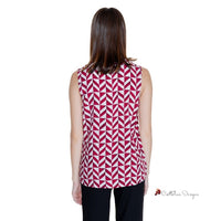 Red Viscose Tops & T-Shirt