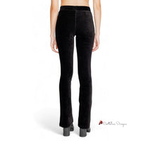 Black Cotton Jeans & Pant