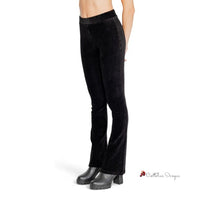 Black Cotton Jeans & Pant