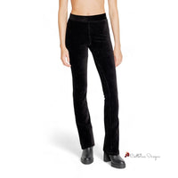 Black Cotton Jeans & Pant